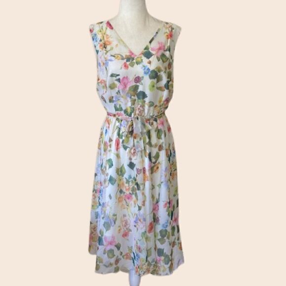 Casa Wanda Floral Summer Dress Size Medium - Picture 1 of 10